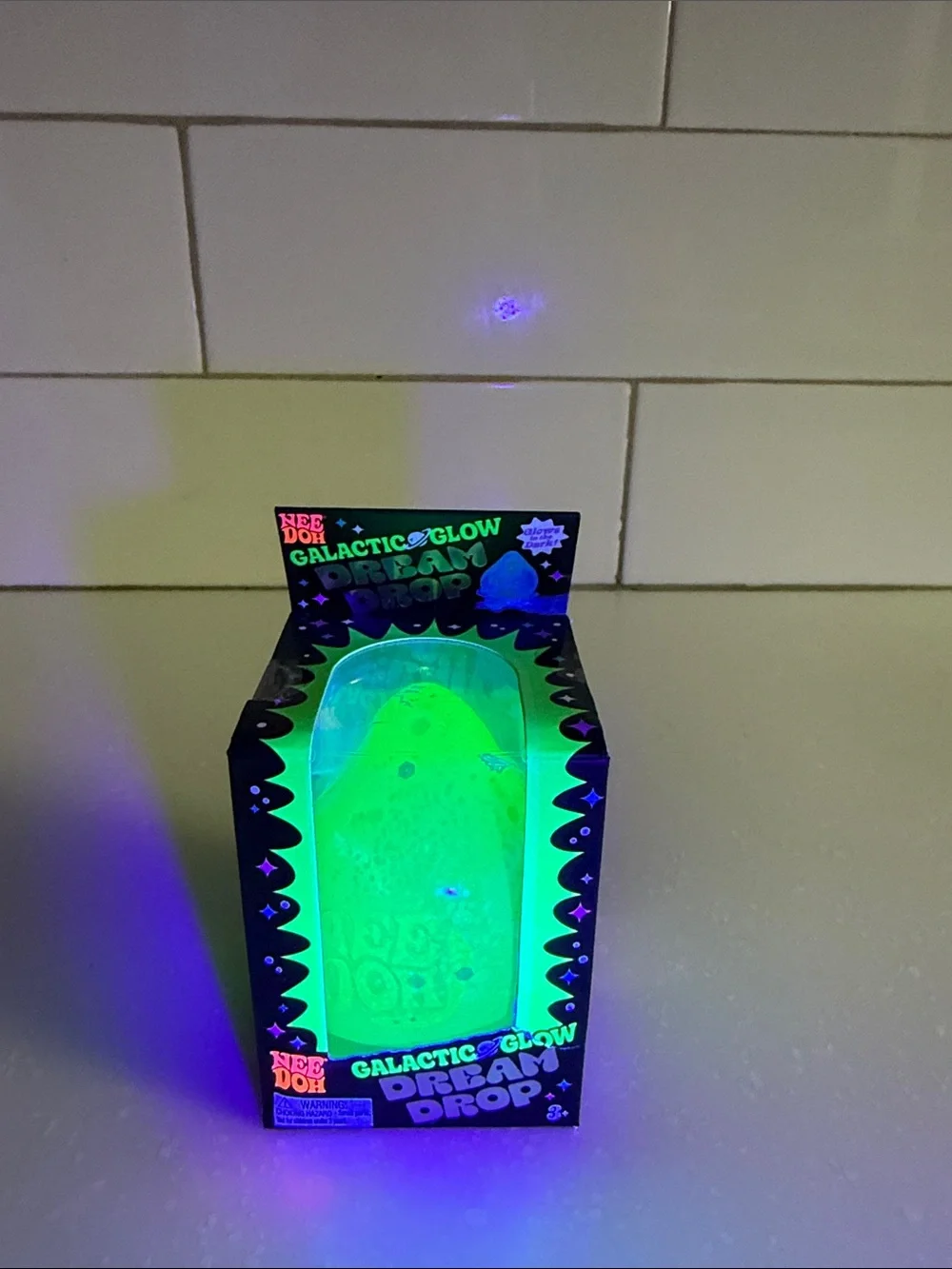 NEEDOH Galactic Glow Dream Drop Sensory Toy - Green
